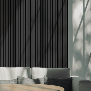 Панель Стеновая Акустическая Stella Trend De Luxe Black Lead 2780х600х21 (уп.1шт.)