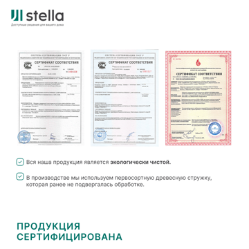 Панель Стеновая Акустическая Stella Trend De Luxe Black Lead 2780х600х21 (уп.1шт.)